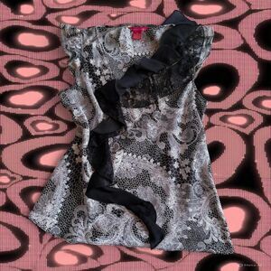 Whimsygoth Corpcore Y2K Sunny Leigh Size Medium Ruffle Top